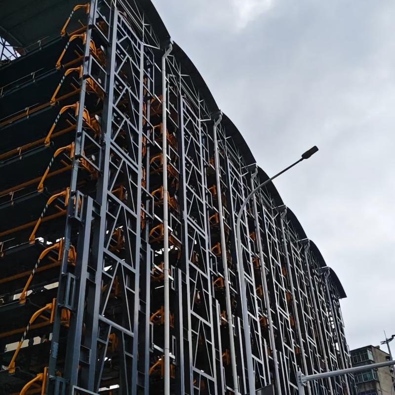 Rotary parking system installation and site evaluation